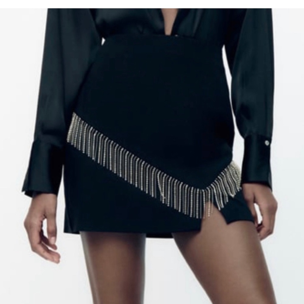Zara black skirt size M